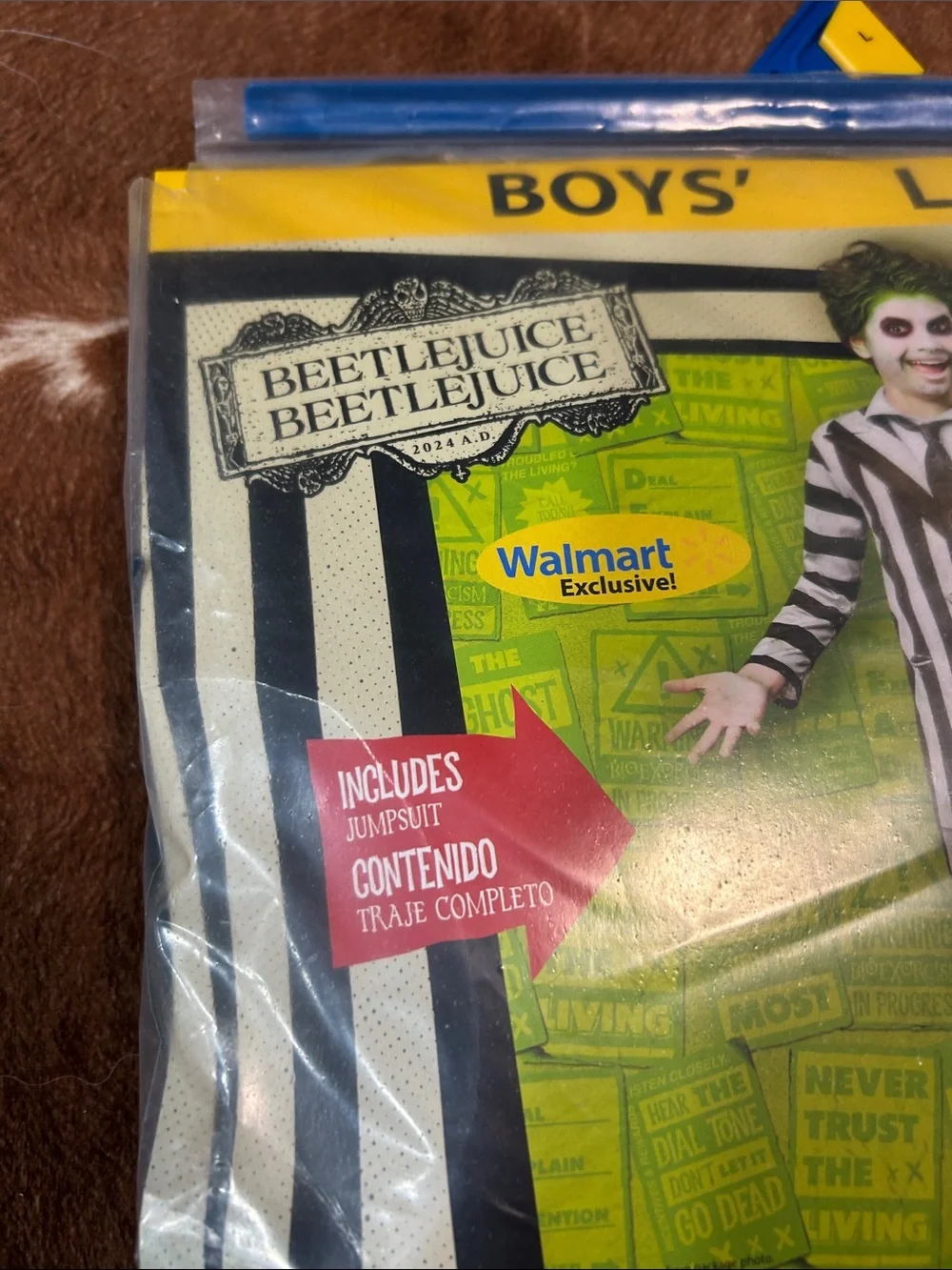 Rubie's Beetlejuice Boys' Costume - Black & White